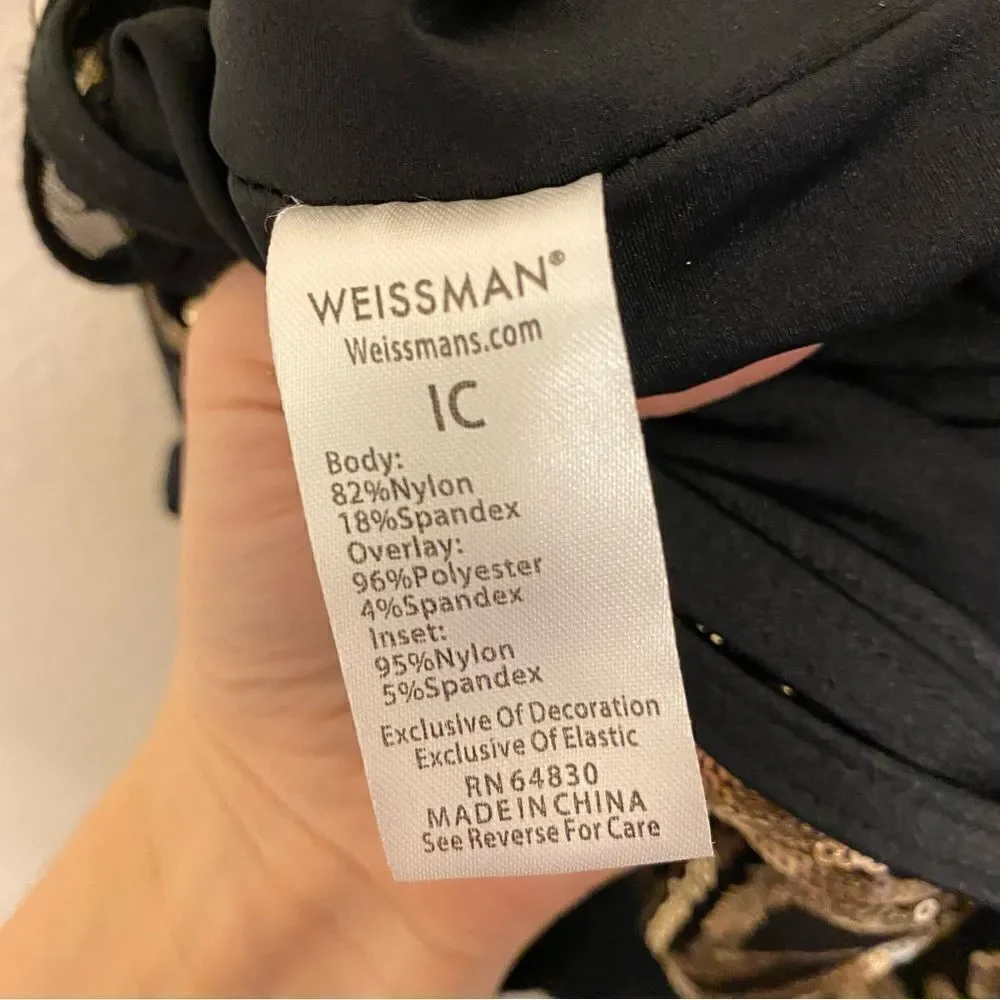 Weissman dance costume gold